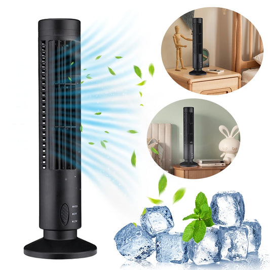 BreezeGlow Compact USB Tower Fan